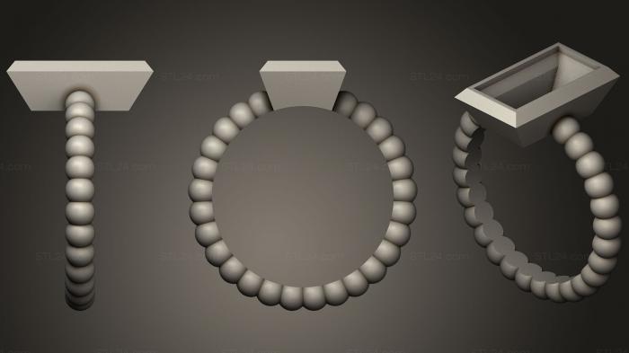 Jewelry rings (Ball Ring12, JVLRP_0282) 3D models for cnc